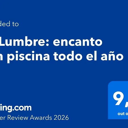 Villa La Lumbre: Encanto Con Piscina Todo El Ano *