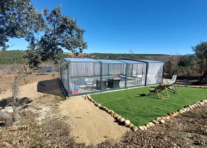 La Lumbre: Encanto Con Piscina Todo El Ano Castillejo de Mesleón